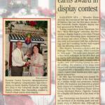 The Saratogian October 5, 2004   Fairwands Studios Display Contest