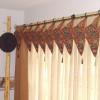 "Home on the Range"  Dinnette With Bandana Valance on Roped Pole,  Horse Hair Tassels on Valance, Gauzy Sheer Drapes