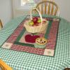 "Apple Of My Eye"  Custom Quilted Table Runner